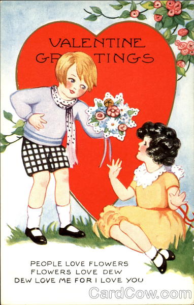 Valentine Greetings Children