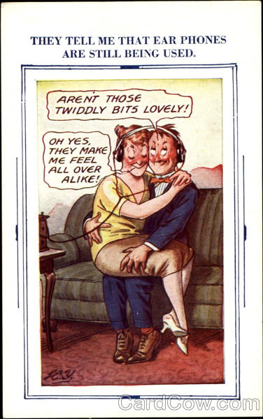 They Tell Me That Ear Phones Are Still Being Used Comic, Funny