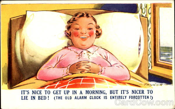 Lie In Bed Comic, Funny