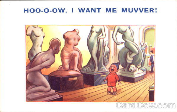Hoo-O-Ow I Want Me Muvver! Comic, Funny