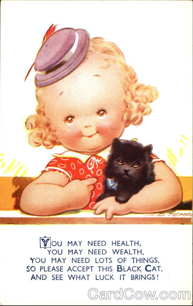 Girl with Kitten Comic, Funny