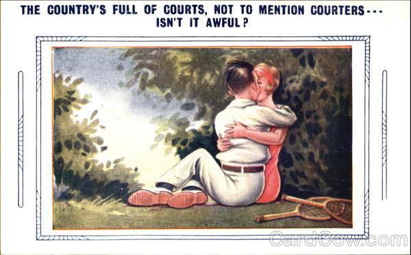 Tennis Courts Comic, Funny