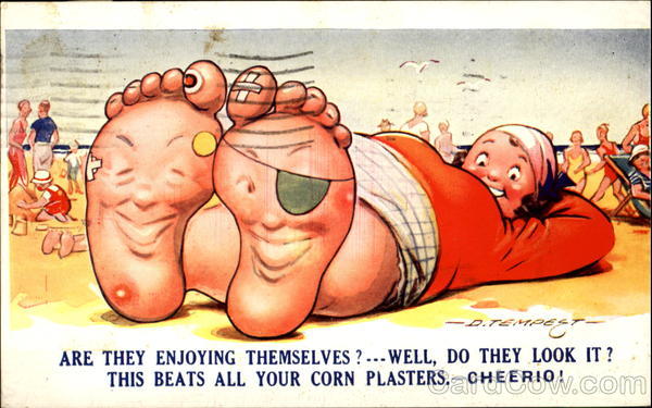 Corn Plasters D. Tempest Comic, Funny