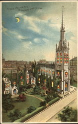 Grace Church, Broadway & 10th Street New York City, NY Postcard Postcard