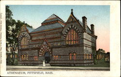 Athenaeum Pittsfield, MA Postcard Postcard