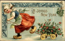 A Joyous New Year Postcard