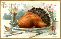 Thanksgiving Day Postcard