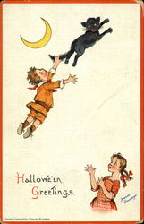 Halloween Greetings Postcard