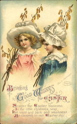 Bringing Good Wishes For Easter Postcard
