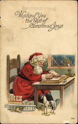 Wishing You The Best Of Christmas Joys Postcard
