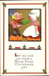 Let Me Vish You Chust A Merry Merry Christmas Yet Postcard