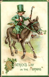 St. Patrick's Day In The Morning Postcard