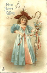 Many Happy Returns Postcard