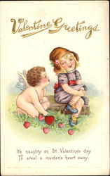 Valentine Greetings Postcard