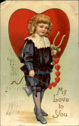 My Love To Yu Postcard