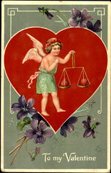 To My Valentine Postcard
