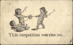 This Competition Worries Me Postcard