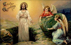 Easter Greetings Postcard