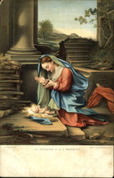 La Vergine E Il S. Bambino Postcard