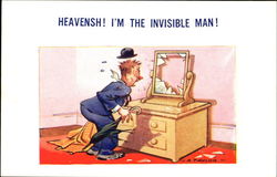 Heavensh! I'm The Invisible Man! Postcard