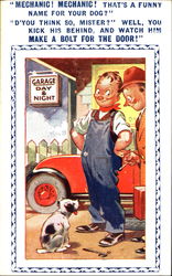 Mechanic! Postcard