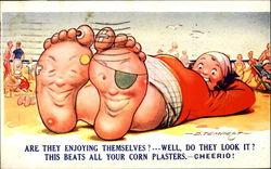 Corn Plasters Postcard