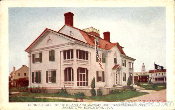 Connecticut Rhode Island And Massachusetts State Buildings