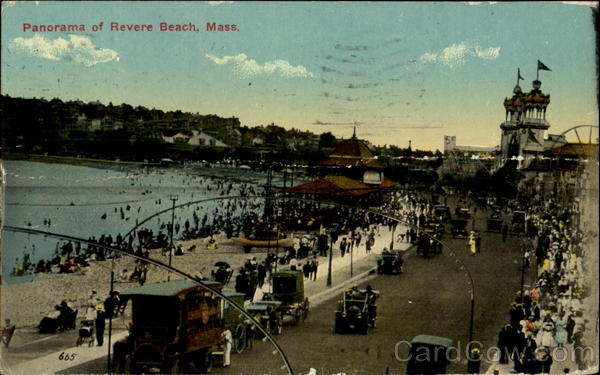 Panorama Of Revere Beach Massachusetts