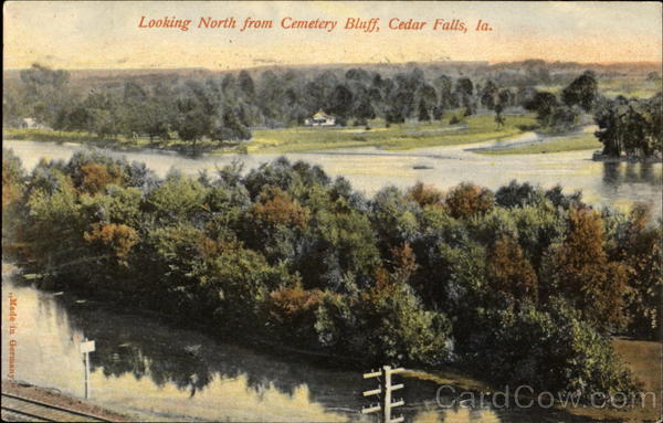 Looking North From Cemetery Bluff Cedar Falls Iowa
