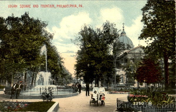 Lagan Square And Fountain Philadelphia Pennsylvania