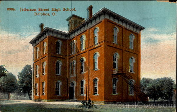 Jefferson Street High School Delphos Ohio