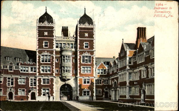 Entrance To Dormitory Philadelphia Pennsylvania