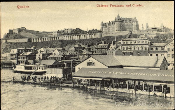 Chateau Frontenac And Citadel PQ Canada Quebec