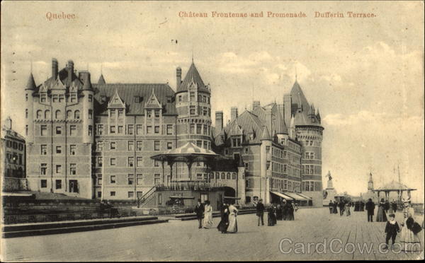 Chateau Frontenac And Promenade Dufferin Terrace PQ Canada