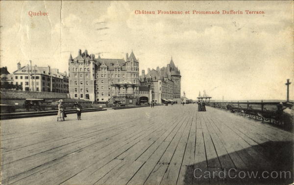Chateau Frontenac Et Promenade Dufferin Terrace PQ Canada