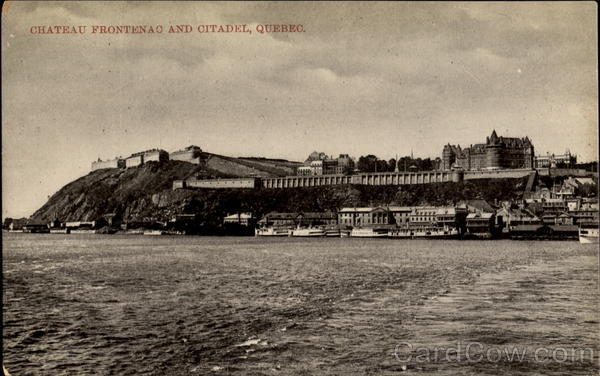 Chateau Frontenac And Citadel PQ Canada Quebec