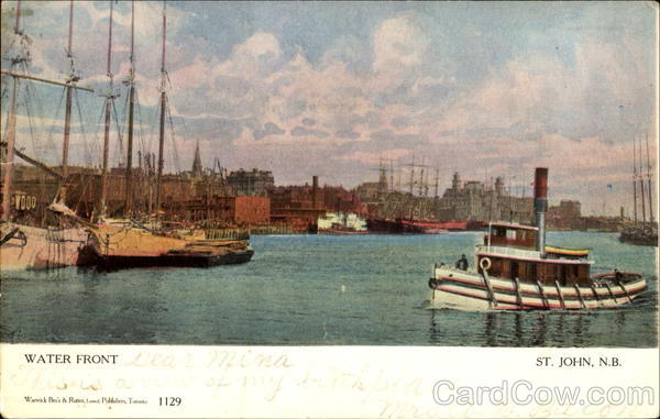 Water Front Saint John NB Canada New Brunswick