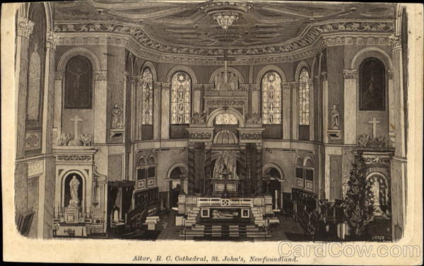 Altar R. C. Cathedral St. Johns NL Canada Newfoundland and Labrador