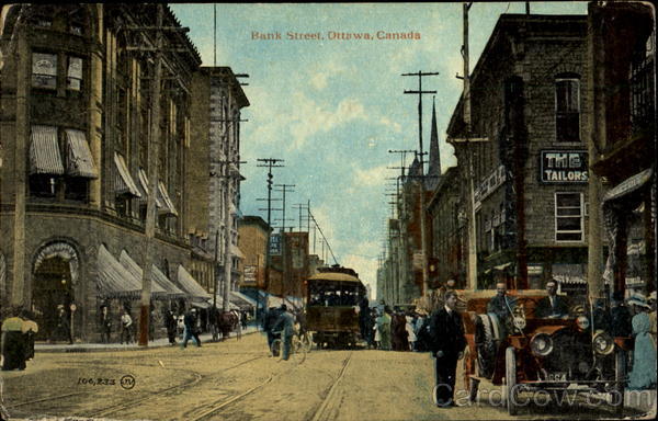Bank Street Ottawa ON Canada Ontario
