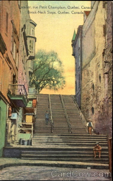 Break-Neck Steps Quebec PQ Canada