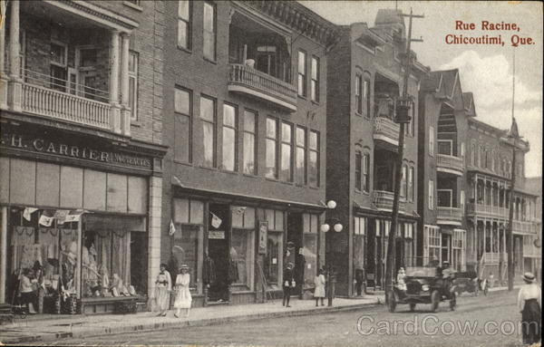 Rue Racine Chicoutimi PQ Canada Quebec
