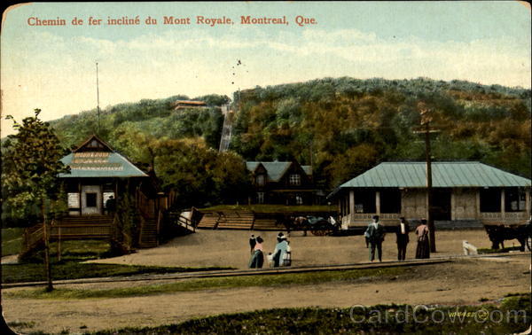Chemin De Fer Incline Du Mont Royale Montreal PQ Canada