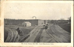 The Great Cheney Silk Mills Postcard