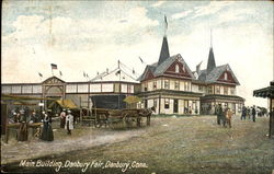 Main Building, Danbury Fair Connecticut Postcard Postcard