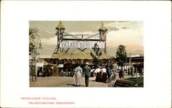 1908 Franco-British Exhibition Exposition Postcard Postcard