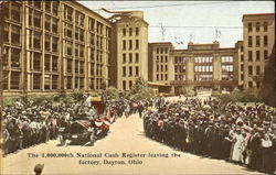 The 1,000,000Th National Cash Register Leaving The Factory Postcard