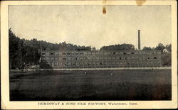 Heminway & Sons Silk Factory Postcard