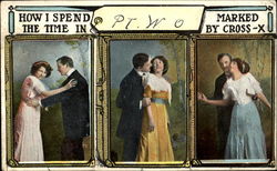 How I Spend The Time Postcard