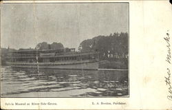 Sylvia Moored At River Side Grove Connecticut Boats, Ships Postcard Postcard