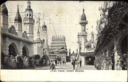 Luna Park Coney Island, NY Postcard Postcard